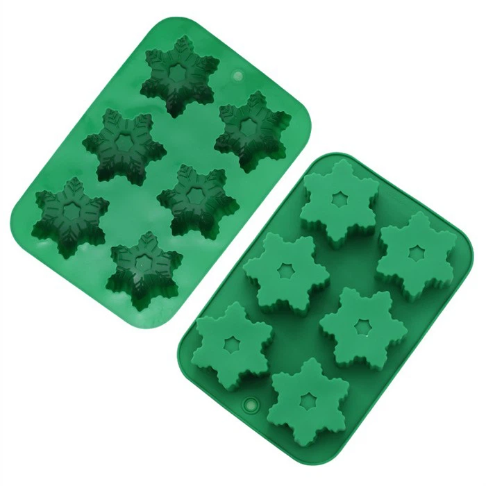Snowflake Tree Silicone Soap Molds