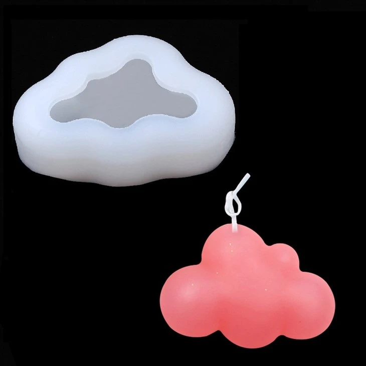 Cloud Shape Silicone Candle Mold high quality
